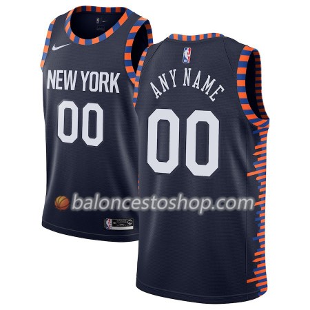 Camiseta Hombre NBA New York Knicks Personalizadas 2018-19 Nike City Edition Navy Swingman Camiseta Hombre NBA New York Knicks Personalizadas 2018-19 Nike City Edition Navy Swingman